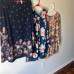 3 for 1 Target xhilaration brand dresses for 22$!